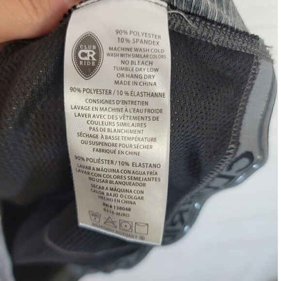 CLUB RIDE ROADEO JERSEY STRIPED GRAY SHORT SLEEVE, SZ SMALL - Picture 4 of 16